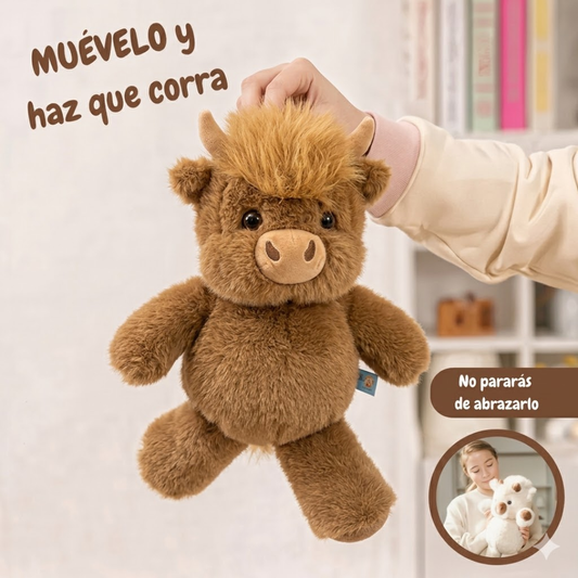 Peluche de  vaca corredora