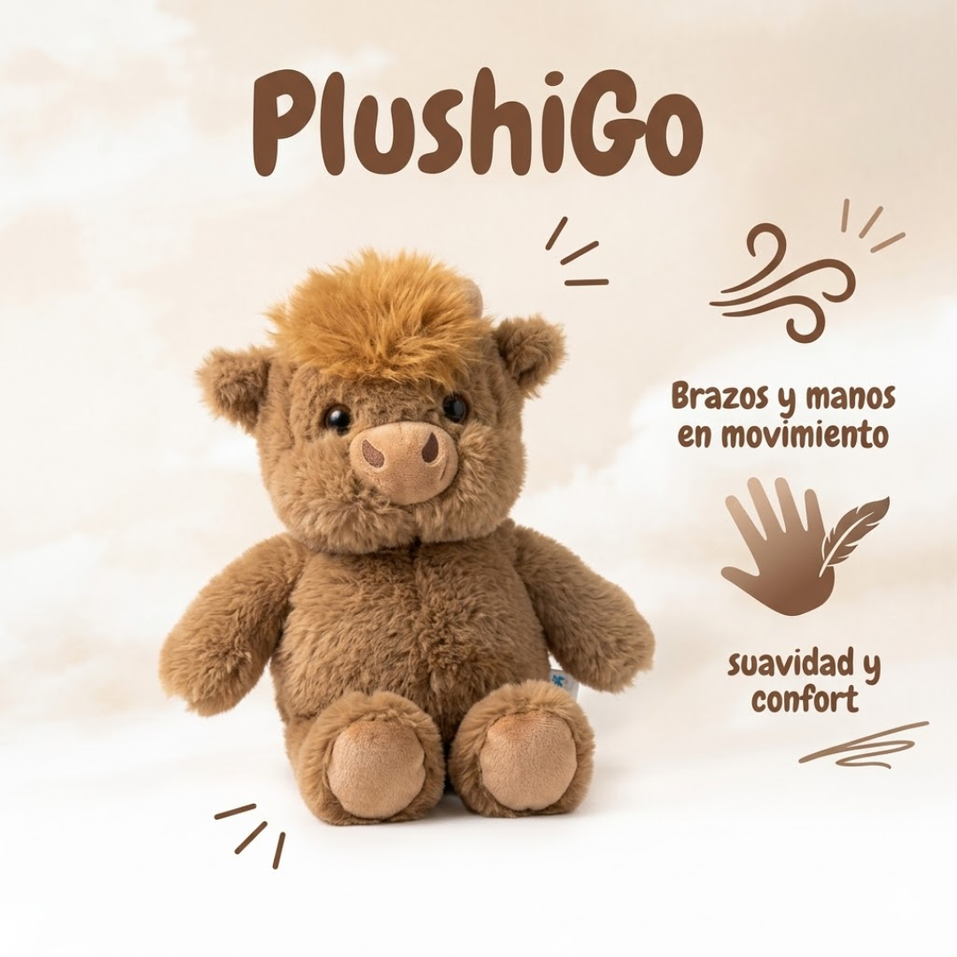 Peluche de  vaca corredora