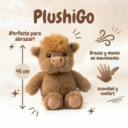 Peluche de  vaca corredora