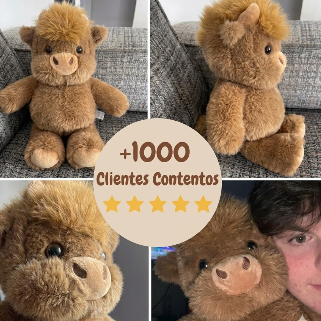 Peluche de  vaca corredora
